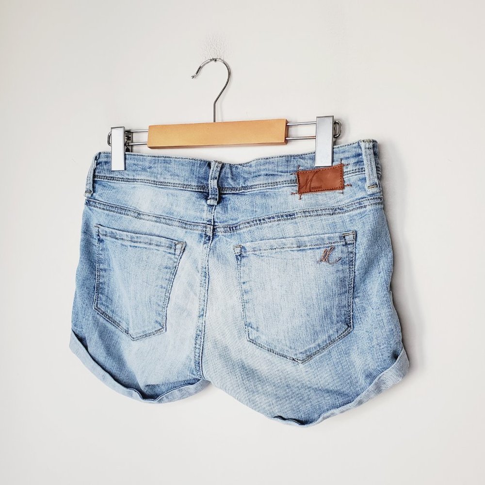 Mavi Denim Shorts Tiara Mid Rise Light Wash 29 - Picture 5 of 10